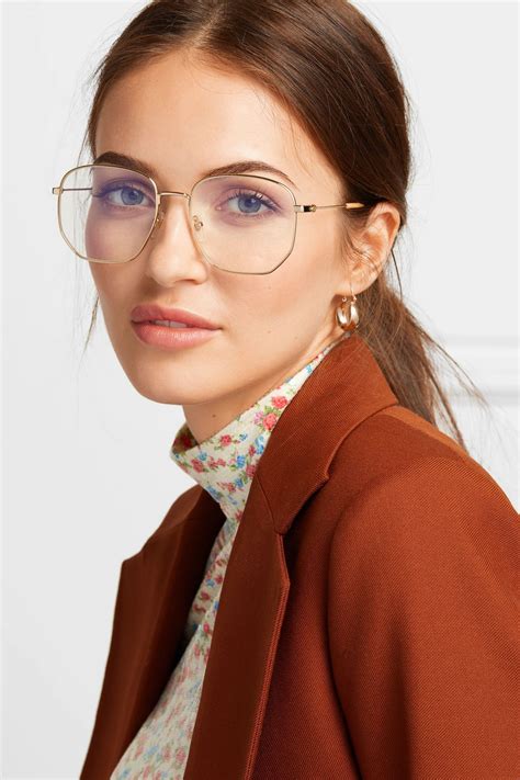 gucci wire frame glasses